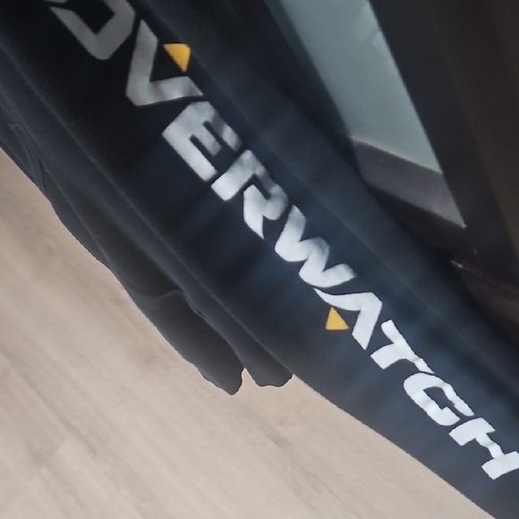 Black Zip-Up Hoodie with Logo - Picture 4 of 5